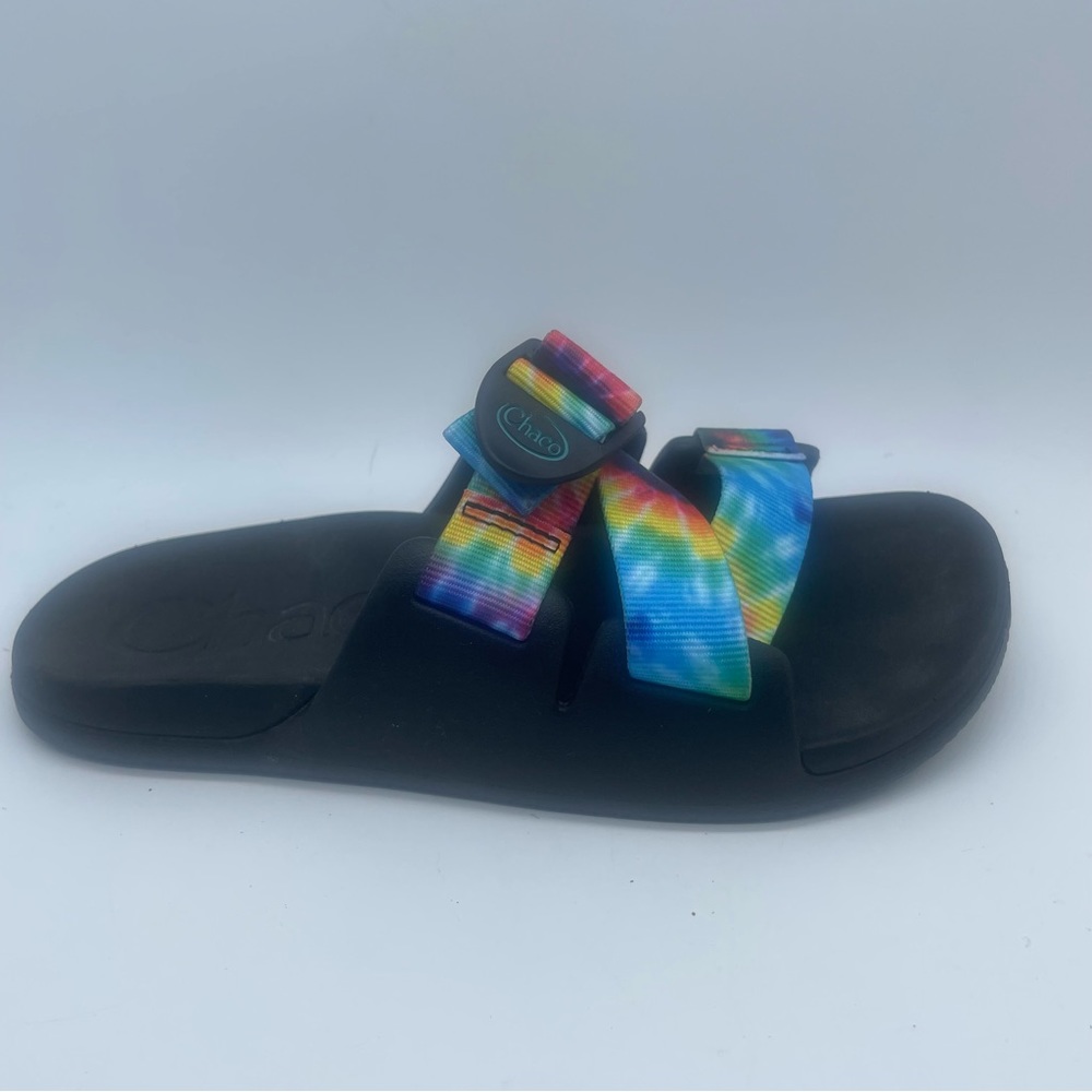 Chaco Rainbow Tie Dye Chillos Sandals Slides Womens 6